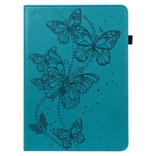 JIan Ying Schutzhülle für Huawei MediaPad T3 10 9,6 Zoll (24,4 cm), leicht, blauer Schmetterling