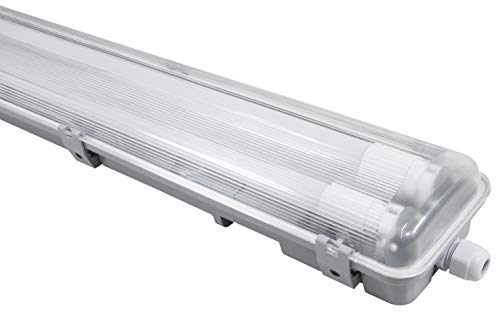 McShine - LED Feuchtraumleuchte | 24W, 2x 150cm, neutralweiß, TÜV | IP65 Kellerleuchte für feuchte und staubige Räume