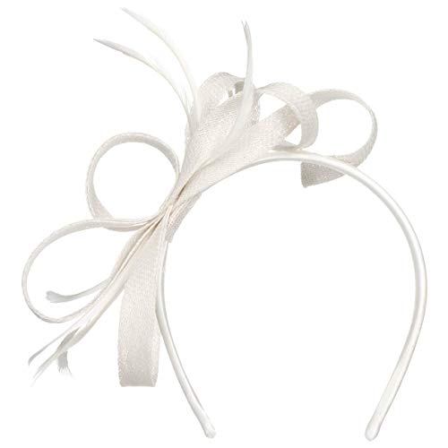 Seeberger Alicia Fascinator Haarschmuck Kopfschmuck Anlasshut (One Size - weiß)