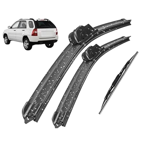 Auto Scheibenwischer für KIA Sportage JEKM 2005-2010 24+16+13 Wischerblätter-Kit Leiser Betrieb Einfache Installation Scheibenwischer Teile