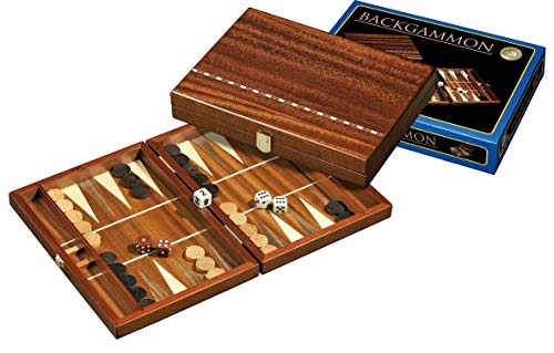 Backgammon - Kassette - Aristomenis - Holz - klein