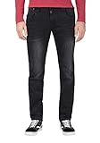 Timezone Herren Regular EliazTZ Slim Jeans, Grau (Black Shadow wash 8649), 31W / 34L