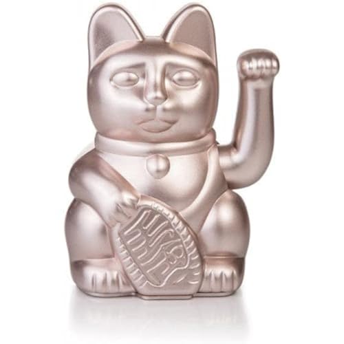 Donkey Products - Lucky Cat Moonlight - Space Winkekatze | Japanische Glücksbringer Deko-Katze in stylischem chrome Farbton