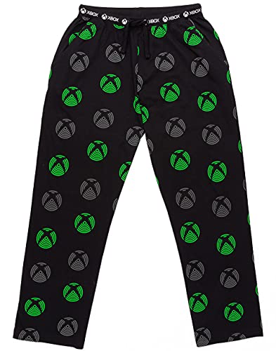 Xbox Lounge Hose Herren Black Game Console Pyjamas Hose Bottoms PJs