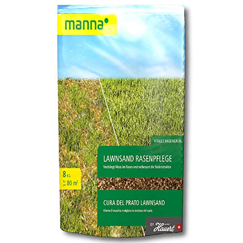 Manna LawnSand Rasendünger 8 kg Stickstoffdünger Eisendünger Moosvernichter