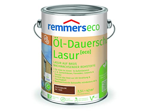 REMMERS ECO OEL-DAUERSCHUTZ-LASUR - 2.5 LTR (NUSSBAUM RC-660)