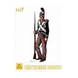 HaT Set 8093 - Württemberg Deutsche Napoleonische Infanterie 1/72 Maßstab Kunststoff Spielzeug Soldat 100 Figuren in 20 Posen