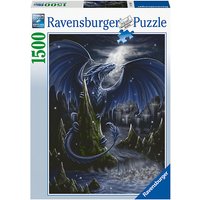 Ravensburger Puzzle 17105 Schwarzblaue Drache-1500 Teile