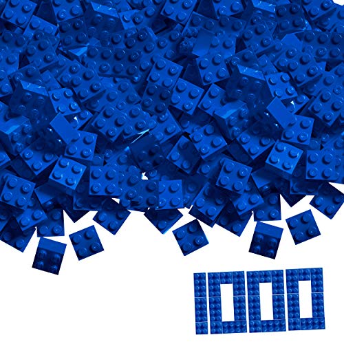 Simba 104114118 - Blox 1000 4er Steine, Spiel, blau