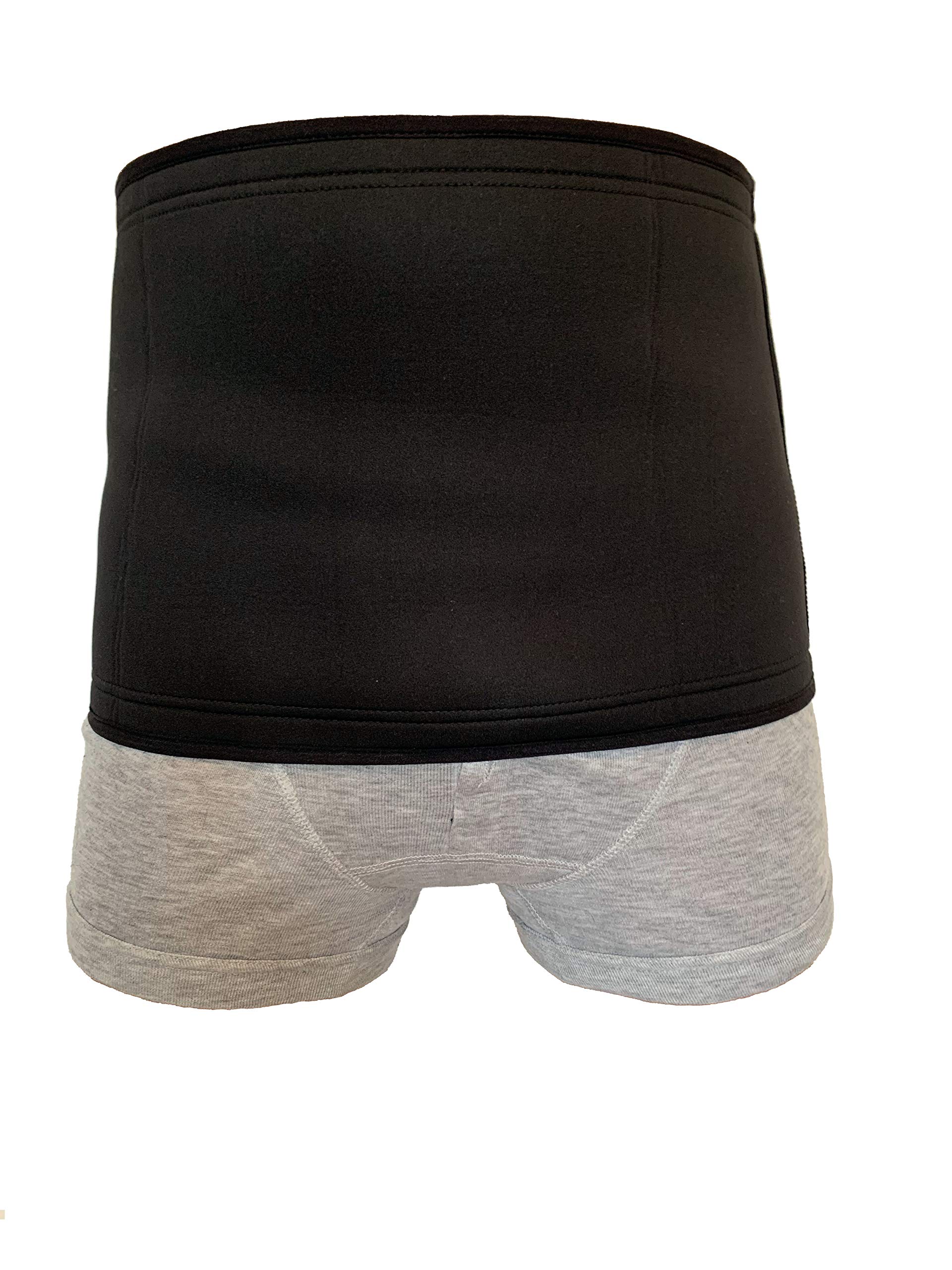 Weiche, erweiterbare Stoma-Bandage, Kolostomie-Bandage, Body Shaper Slimming Taillenmieder mit Silikon, 25 cm breit