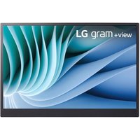 LG 40,60cm (16) LED-Monitor 16MR70.ASDWU +view für LG Gram silber - USB-C - 16:10 - 2560x1600 [Energieklasse D] (16MR70.ASDWU)