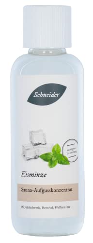 Saunabedarf Schneider - Aufgusskonzentrat, Saunaaufguss Eis-Minze 250ml