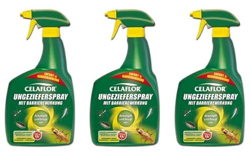 Evergreen Garden Care Deutschland GmbH CELAFLOR Ungezieferspray mit Barrierewirkung 2,4 l - Pumpspray zur gezielten Anwendung gegen kriechendes Ungeziefer