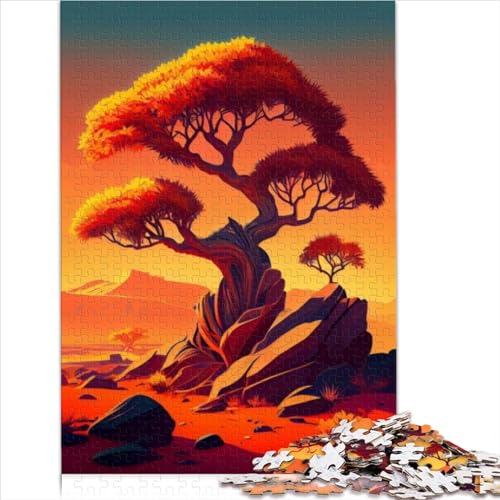 Mutter Natur Landschaftspuzzle 1000 Teile für Erwachsene Puzzles für Erwachsene Geschenke Holzpuzzles Gutes Geschenk für Erwachsene Kinder 1000 Teile (75 x 50 cm)