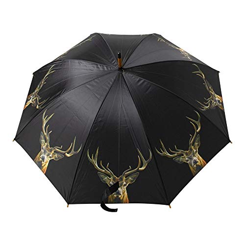 Schirm Regenschirm Platzhirsch Hirsch 105 cm Stockschirm mit Motiv die Sie trocken und stilvoll zum Ziel bringen