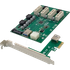 CON EMRICK10G - Riser Karte PCIe x1 > 4 x x1, USB Kabel