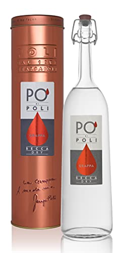 Poli Po'di Poli Grappa Secca / 40 % Vol. / 0,7 Liter-Flasche in Geschenkdose