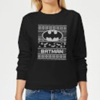 DC Batman Damen Weihnachtspullover - Schwarz - XS - Schwarz