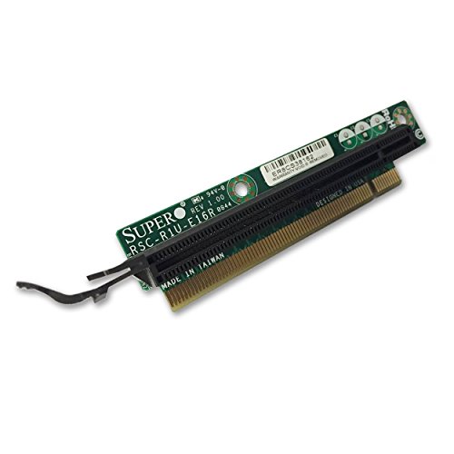 Supermicro RSC-R1U-E16R Schnittstellenkarte und Adapter (PCIe, RoHS, kabelgebunden, 1U)