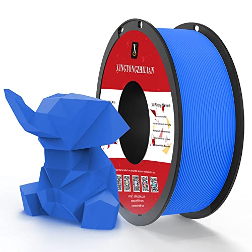 PETG+ 3D Filament 1.75 mm,PETG Plus Drucker Filament,1Spule (2.2lbs) Drucker Filament für 3D Drucken, Dimensional Genauigkeit +/- 0,02 mm,PETG+ Blau