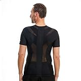 Anodyne Posture Shirt 2.0 Zip (mit Reißverschluss) - Herren | Haltungsshirt zur Haltungskorrektur | Bessere Körperhaltung | Reduziert Schmerzen & Spannungen | Medizinisch geprüft und zugelassen |