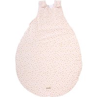 Geuther 4124 Babyschlafsack 62-68 Ganzjahresschlafsack aus 100% Bio-Baumwolle weicher Kinderschlafsack größenverstellbare & Pflegeleichte Baby Erstausstattung Starry Night Pink