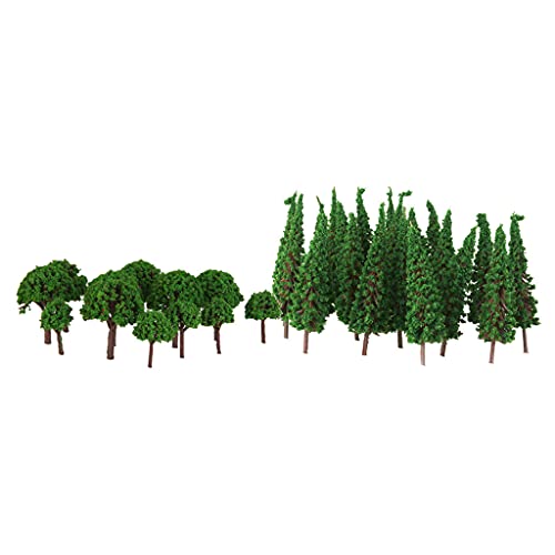chiwanji 100 Modellbäume 1: 100 HO Maßstab Landschaft Railraod Wargame Landschaftslayout