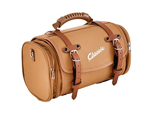 Tasche/Koffer SIP Classic, klein, für Gepäckträger, 330x190x180 mm, ca. 10 Liter, Nylon, braun