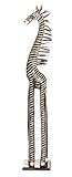 Ciffre 180cm Zebra Holzzebra Holz Zebra Afrika Style ZD + Glücksbringer Armband