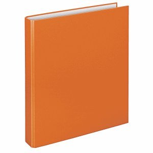 VELOFLEX 10 x Ringordner Basic A4 PP kaschiert 2-D-Ring-Mechanik 25mm orange