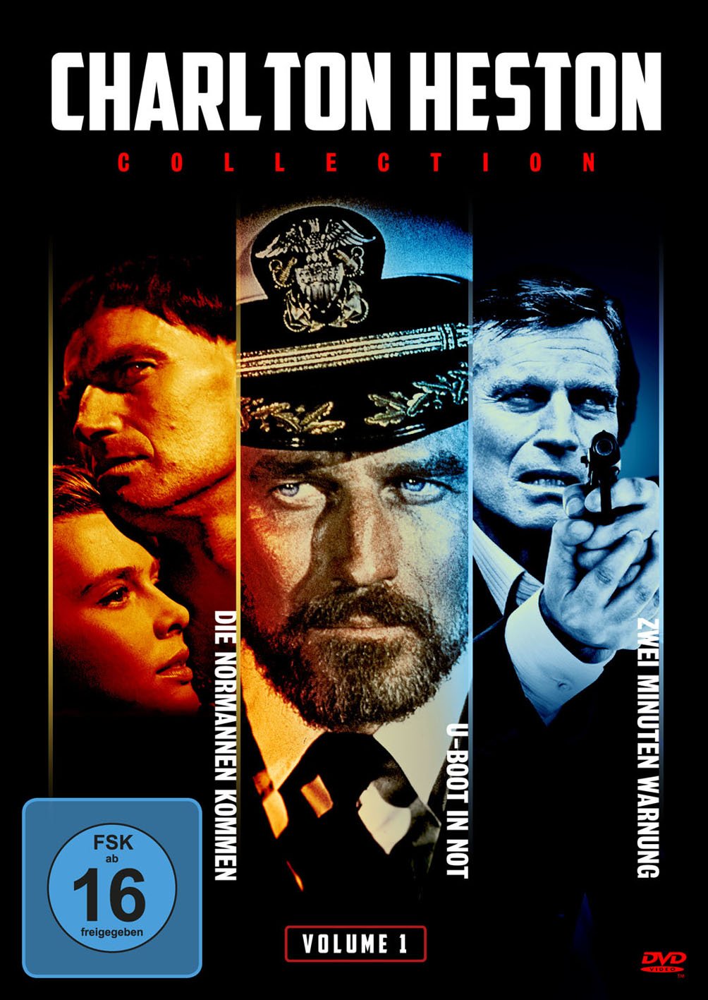 Charlton Heston Collection, Vol. 1: Die Normannen kommen / Zwei Minuten Warnung / U-Boot in Not (3 DVDs)