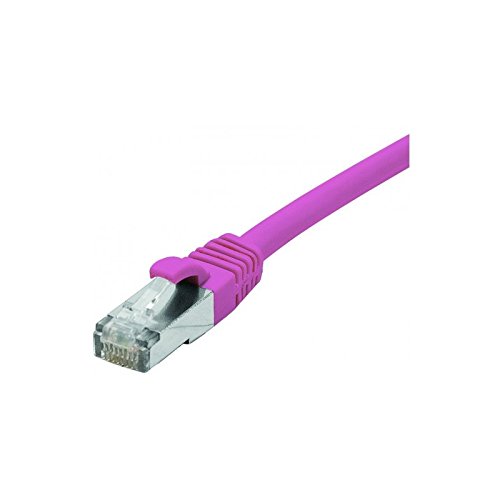 Connect 1 m Kupfer RJ45 Cat. 6 F/UTP LSZH, snagless, Patch Cord – Pink