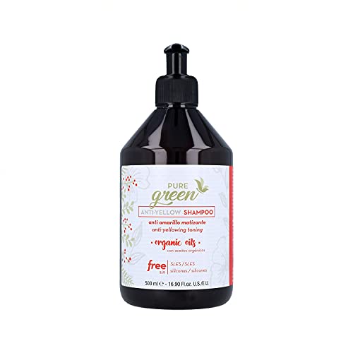 Pure Green, Schwarz, Anti-Gelb Shampoo 500 ml