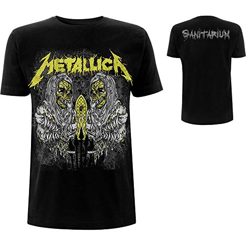 Metallica Sanitarium offiziell Männer T-Shirt Herren (Large)