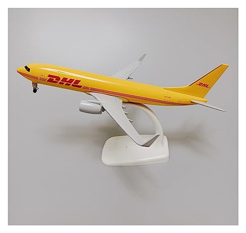 Flugzeuge Outdoor Toy Für AIR DHL Airlines Boeing 737 757 B737 B757 Airways Diecast Flugzeug Modell Flugzeug W Räder Fahrwerke Flugzeug Spielzeug (Größe : 20 cm)