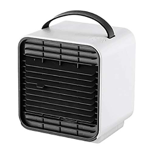 Obahdirry Negative Ion Klimaanlage Ventilator, Mini Tragbarer Wiederaufladbarer Wasserkühlung Luftreinigung Ultraviolett Ventilator