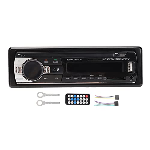 ciciglow Bluetooth-Autoradio, Auto-MP3-Radio-Player, Auto-Multimedia-Stereo-Empfänger, Doppelverbindung, Freisprechen, AI, Sprachsteuerung, DVD-Autoradio, USB2.0, CD-Auto-Stereo-Empfänger