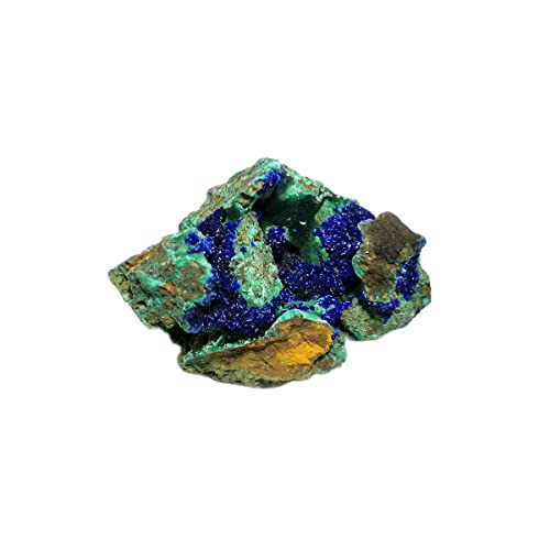 MIUXE Malachit-Kristalle Natürlicher Azurit-Malachit-Exemplar Sammlerstücke Dekorationsgeschenke (Color : E) ZAOQINIYIN (Color : J)