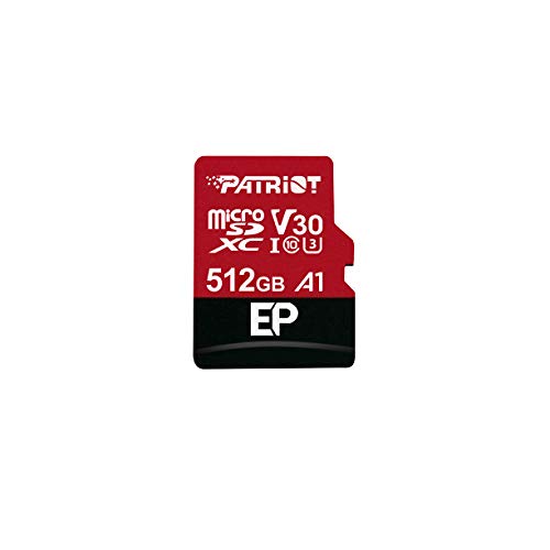 Patriot 512GB A1 V30 Micro SD Card for Android Phones and Tablets, 4K Video Recording