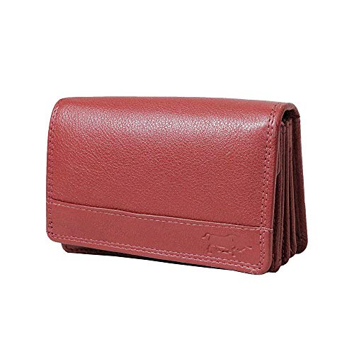 Arrigo Unisex-Erwachsene Brieftasche Geldbörse, Rot (Donkerrood), 3x8.5x12.5 cm