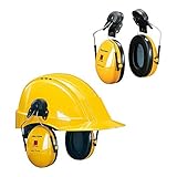 3M Peltor XH001650460 Kapselgehörschutz, Helmkapsel P3E, Gelb, SNR = 26 dB, Steckbefestigung für Helme mit 30 mm-Schlitz, 1 Stück Einheitsgröße Gelb
