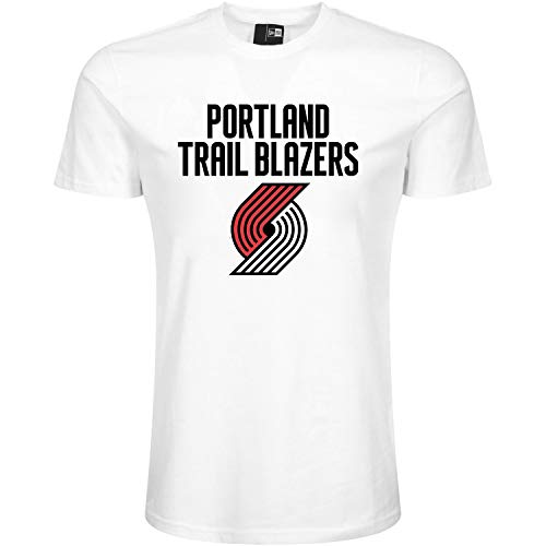New Era Basic Shirt - NBA Portland Trail Blazers weiß - XS