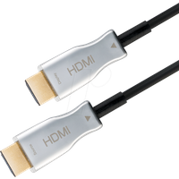 goobay 65570 - Optisches Hybridkabel/optisches HDMI-Kabel/High-Speed-Kabel mit Ethernet und AOC / 50M