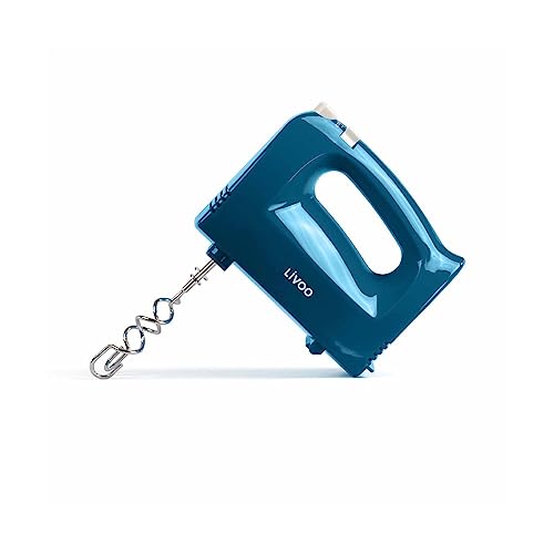 LIVOO DOP162B Elektrischer Handmixer, Kunststoff, blau