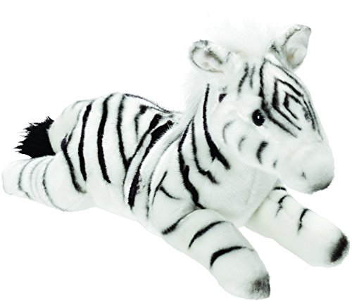 Suki Gifts 12124 Liegendes Zebra Kuscheltier, 30cm, Suki Classic, 30 cm