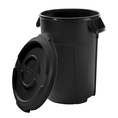 Rothopro Multifunktionsbehälter aus Kunststoff - Volumen 120 l - schwarz