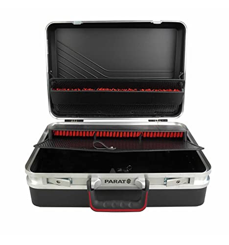 PARAT Werkzeugkoffer SILVER SPRING (Werkzeugtasche ohne Inhalt, Werkzeugbox in schwarz, Werkzeugkiste 48 x 19 x 36 cm) 485071171