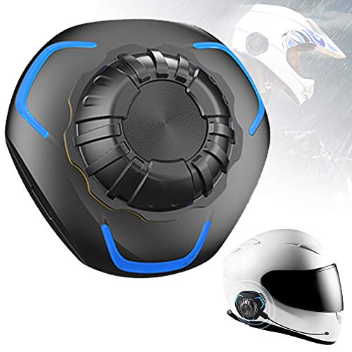 Braveking1 Motorradhelm Bluetooth 5.0 Headset Bone Conduction Helm Kopfhörer IP68 Wasserdichtes Stereo Musikanrufsteuerung Freisprechen Mikrofon 10H Stabile Spielzeit für Motorrad Radfahren Skifahren