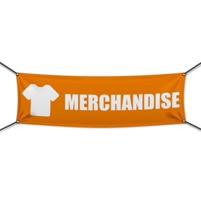 (PVC) Merchandise Festival Banner, Plane, Werbeschild, Werbung, Werbebanner, 200 x 75 cm, DRUCKUNDSO