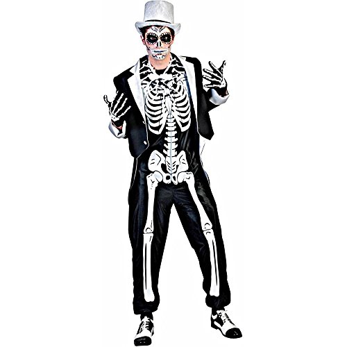 Generique - Chices Halloween Kostüm Menschliches Skelett